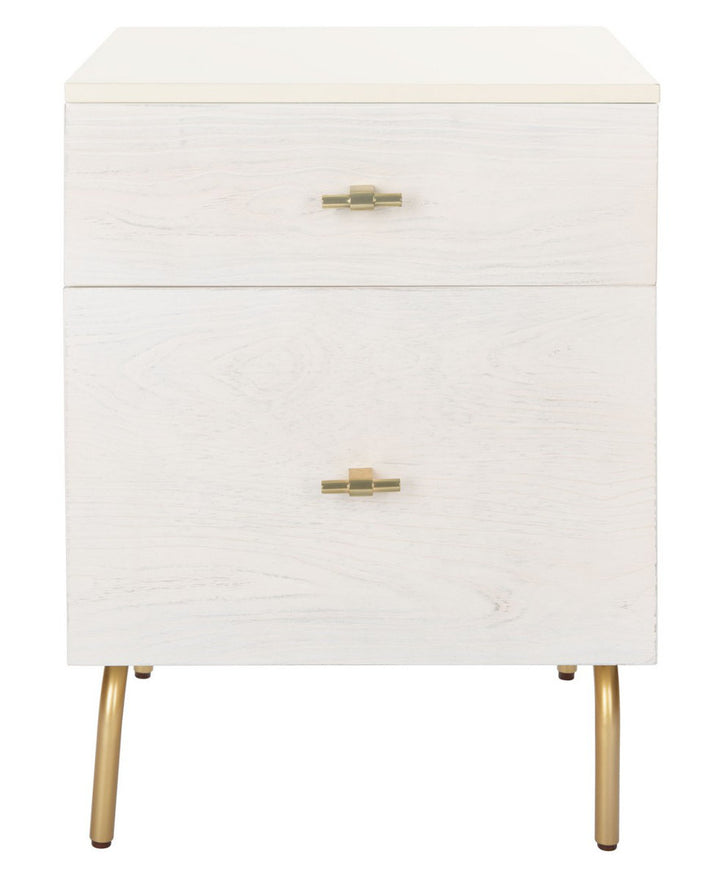 Linaris 2 - Drawer Nightstand Ivy Bronx Color: White