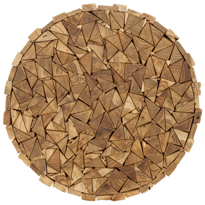 Hopper Solid Wood Drum End Table Loon Peak®