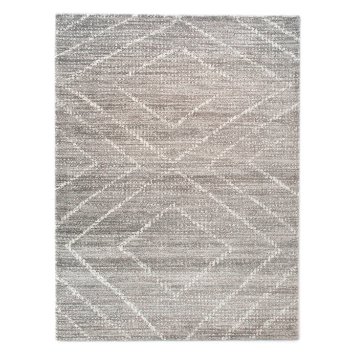 Passion Geometric Gray Area Rug Wade Logan® Rug Size: Rectangle  8'9" x 12'