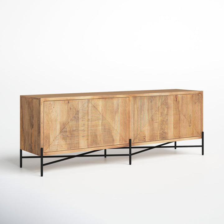 Manila 78" Wide Mango Wood Sideboard Joss & Main