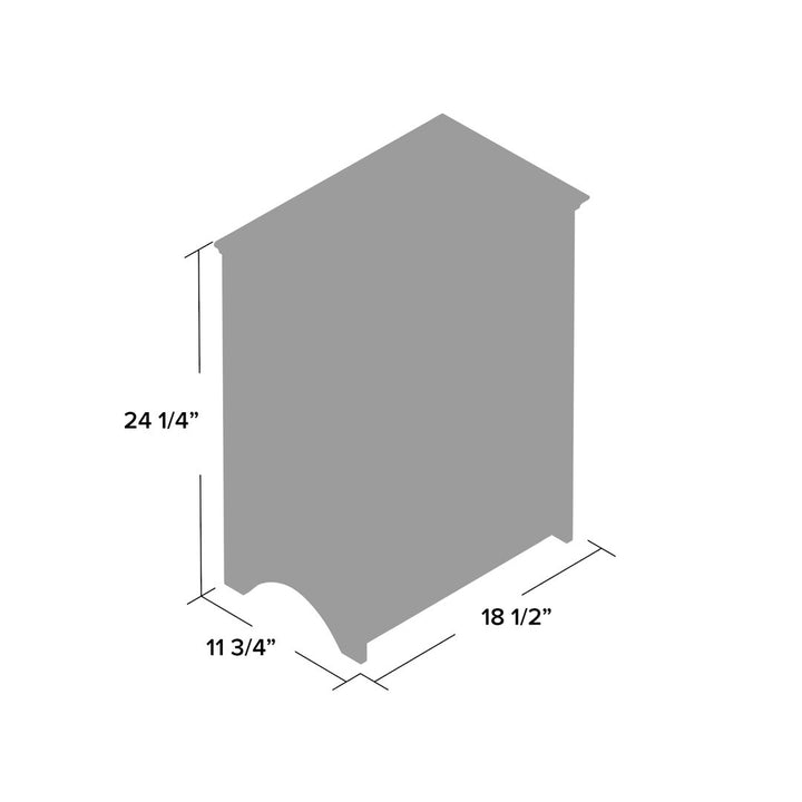 Louvered Front Cabinet Laundry Hamper Andover Mills™