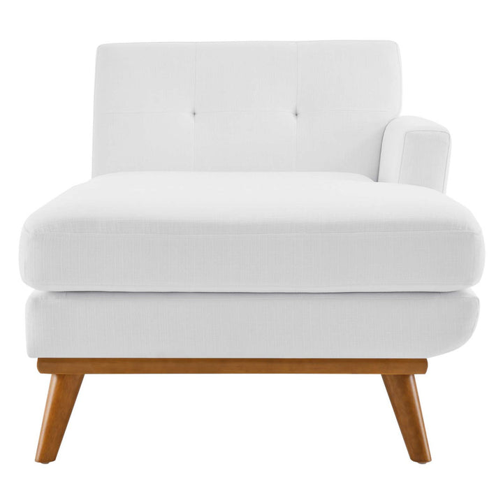 Modway Engage Chaise Modway Upholstery Color: White Orientation: Right Hand Facing