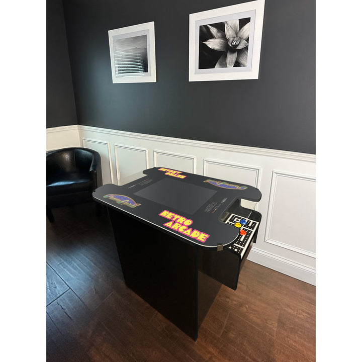 Cocktail Arcade Machine with 19" Monitor and 60 Retro Games - Fully Assembled - 5 Year Warranty Suncoast Arcade Color: Black