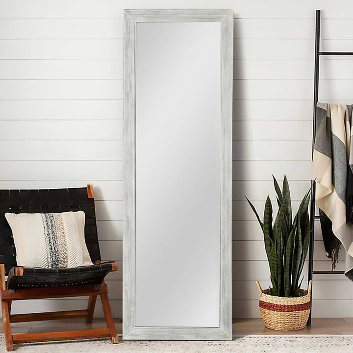 Eldorado Modern & Contemporary Full Length Mirror Three Posts™ Finish: White