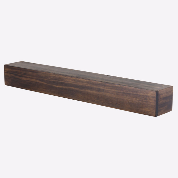 Modern Farmhouse Fireplace Shelf Mantel Dogberry Collections Shelf Length: 36", Depth: 6.25", Finish: Dark Chocolate