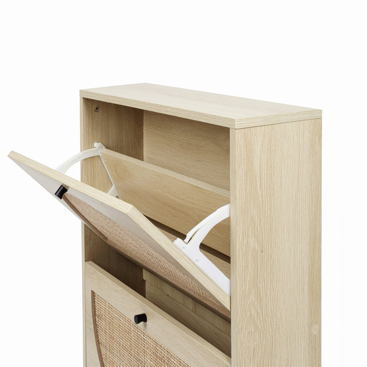Shoe Storage Cabinet Bay Isle Home™ Finish: Natural