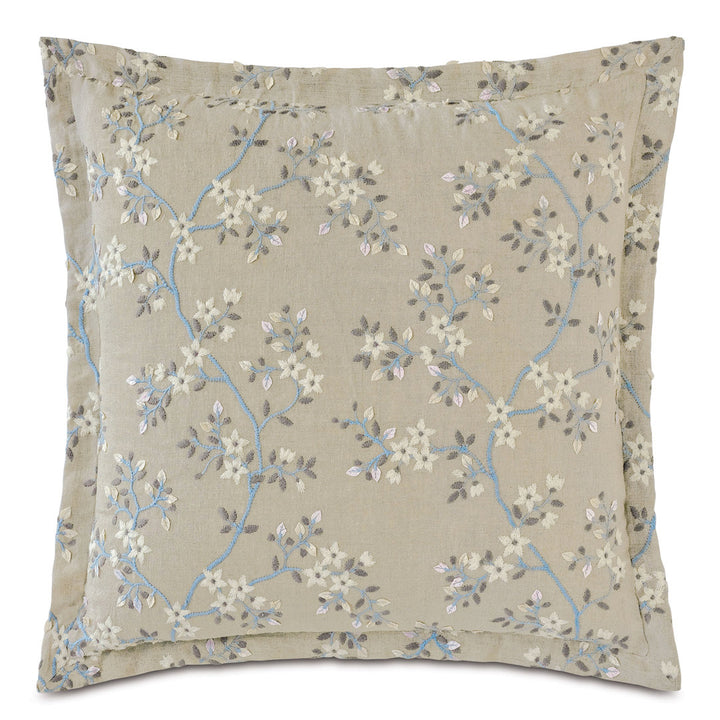 Amberlynn Embroidered Petit Euro Sham Eastern Accents