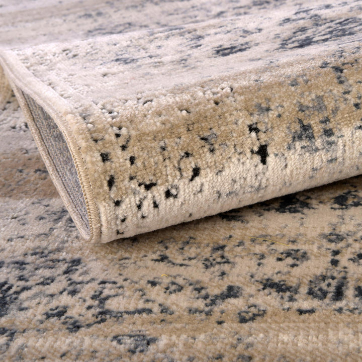 Arkeen Oriental Dark Blue/Beige Area Rug Lark Manor™ Rug Size: Rectangle 7'10" x 11'