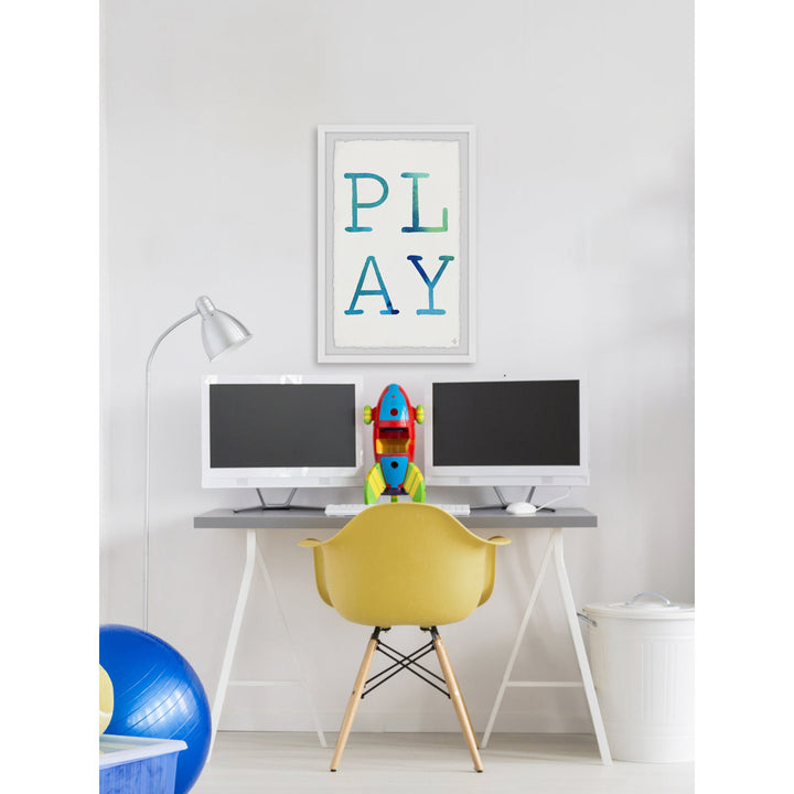 Fabiana 'Play' Framed Print Isabelle & Max™ Size: 30" H x 20" W x 1.5" D