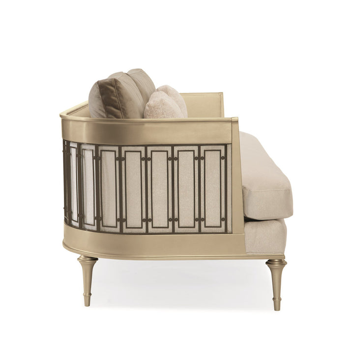Quit Your Metal-ing Sofa Caracole Classic