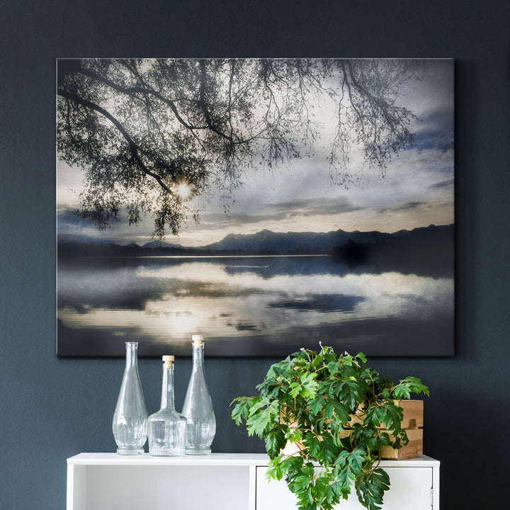 Staffelsee Lake - Wrapped Canvas Print Millwood Pines Size: 8" W x 12" H