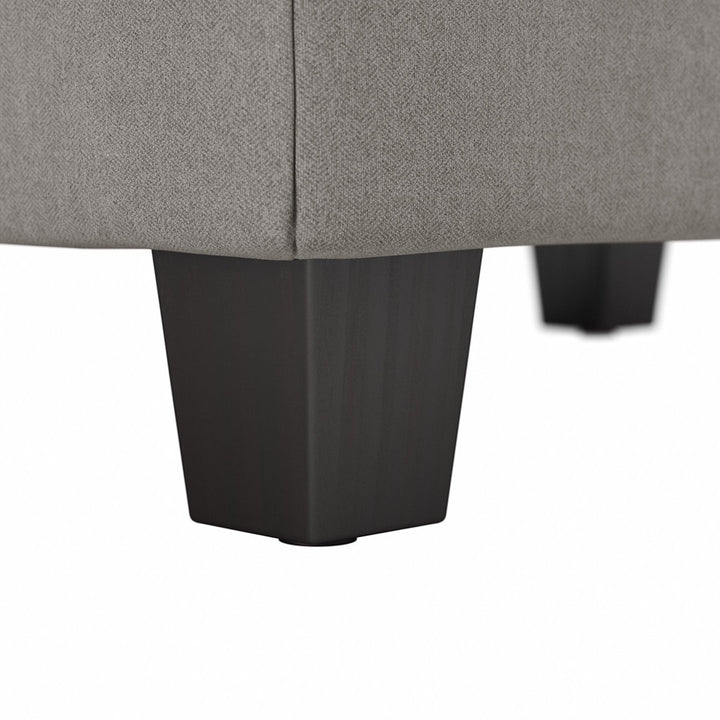 Alitza 34.49'' Wide Rectangle Storage Ottoman Wade Logan® Body Fabric: Beige