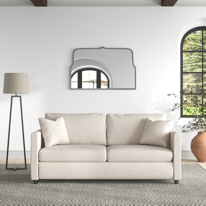 Godwin 75'' Upholstered Sleeper Sofa Joss & Main Fabric: Bella Forest Performance Velvet