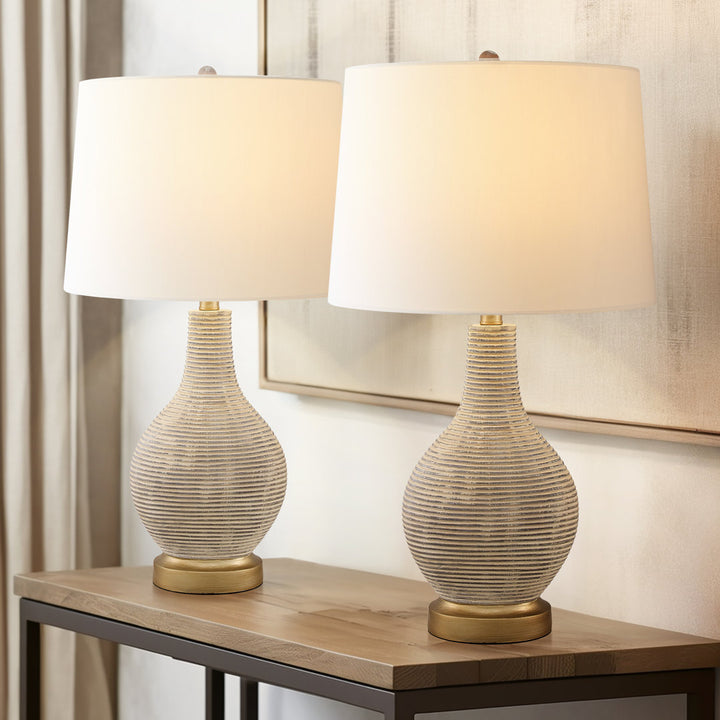 Platt Resin Table Lamp (Set of 2) Willa Arlo™ Interiors