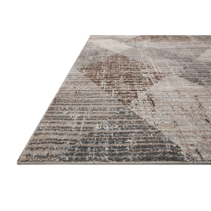 Sidwell Geometric Brown/Gray Area Rug Corrigan Studio® Rug Size: Rectangle 5'3" x 7'7"