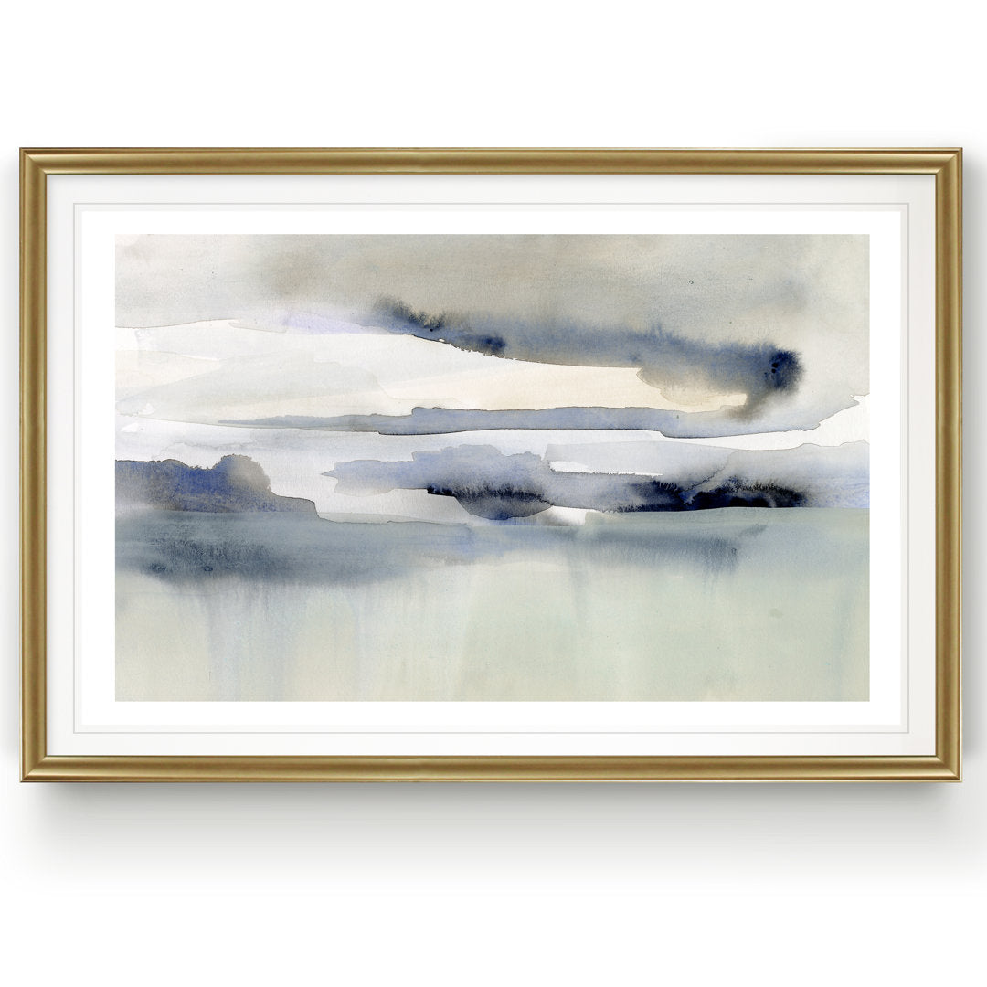 Passing Through II - Painting Mercury Row® Size: 22.5" H x 30.5" W x 1.5" D Format: Gold Framed