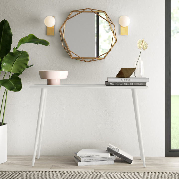 Brycn 47.3" Console Table Latitude Run® Color: White