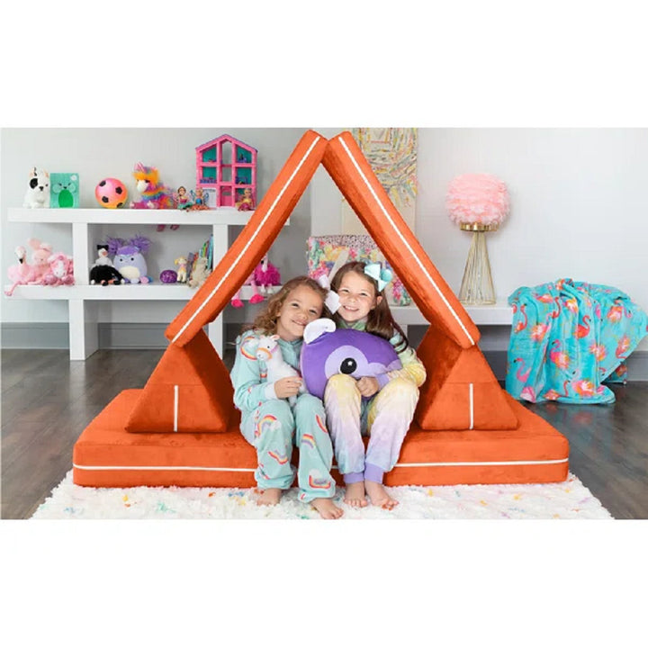 Marrero  Zipline Playscape - Imaginative Furniture Playset for Creative Kids Isabelle & Max™ Color: Mandarin