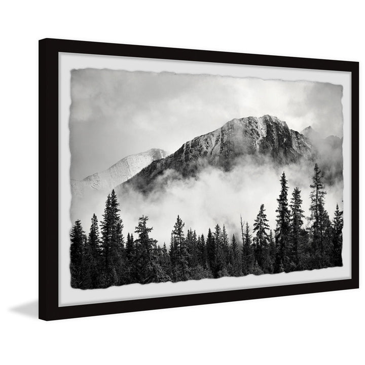 'Forest On Fog' Framed Print Loon Peak® Size: 30" H x 45" W x 1.5" D