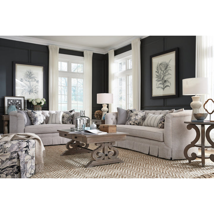 Ellenton Trestle Coffee Table with Storage Greyleigh™ Color: Dove Tail Gray
