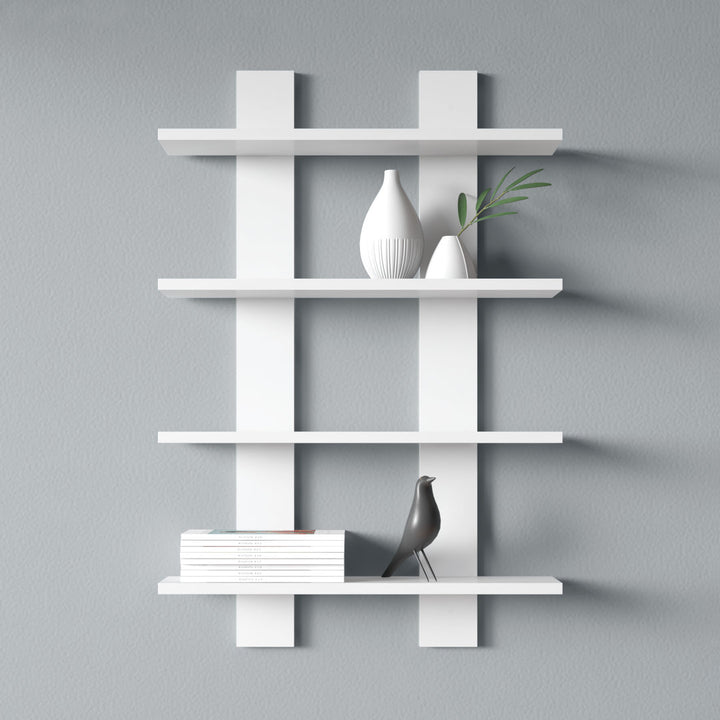 Angelinamarie 4 Piece Tiered Shelf Wade Logan® Finish: White