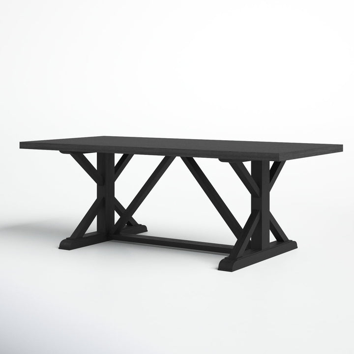 Fairmont 40" Pine Solid Wood Trestle Dining Table Birch Lane™