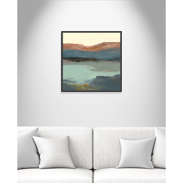 Rolling Bluffs by Carol Robinson - Painting Print Joss & Main Size: 25.5" H x 25.5" W x 2" D Format: Black Framed Canvas