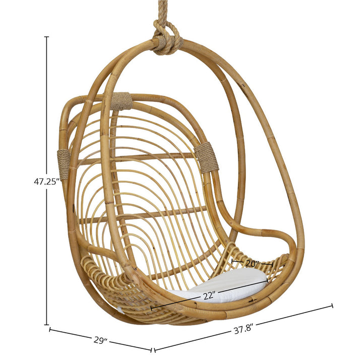 San Blas Hanging Chair in Natural Woven