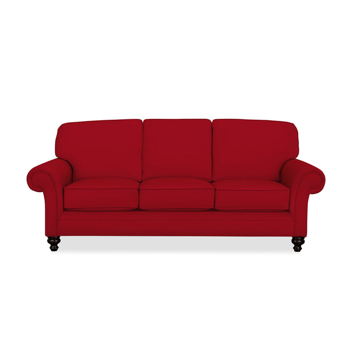 Gaige 88" Rolled Arm Sofa with Reversible Cushions Wayfair Custom Upholstery™ Fabric: Drusky Moonglow Sustain® Basketweave