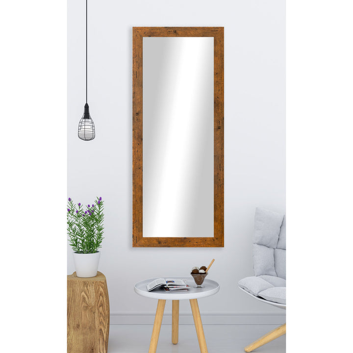 Lundeen Mirror Andover Mills™ Size: 65.5" H x 30.5" W Finish: Light Walnut