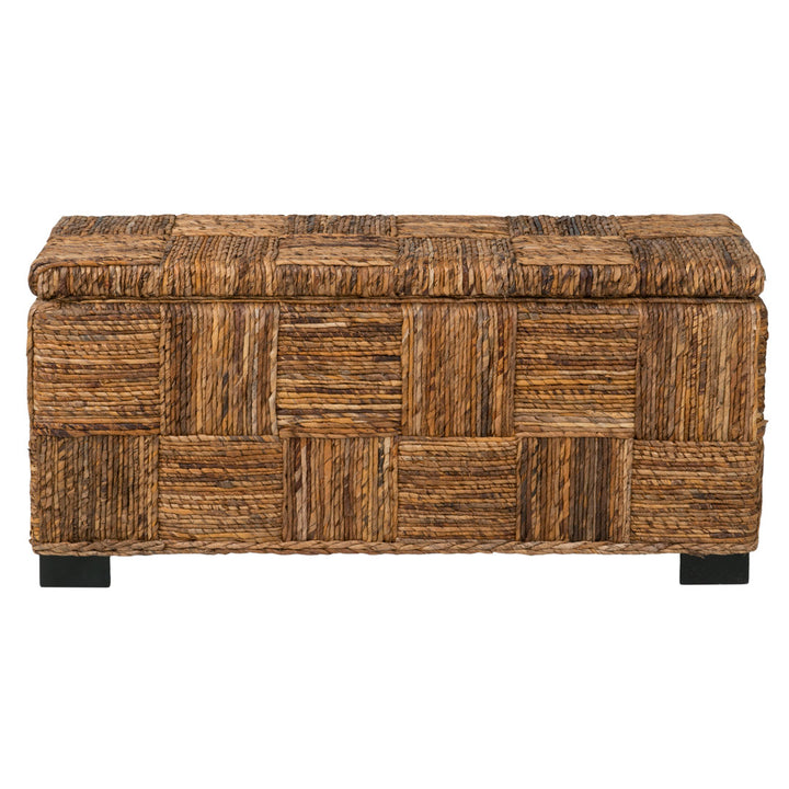 Castiel Wicker Flip Top Storage Bench Sand & Stable™