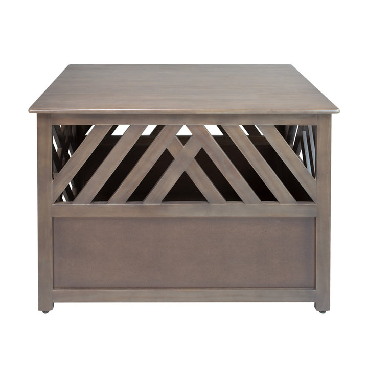 Menzel Modern Lattice Pet Crate Archie & Oscar™ Color: Taupe Gray
