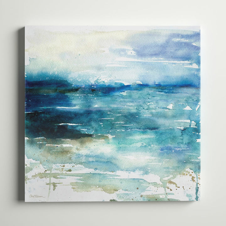 Ocean Break I by Carol Robinson - Wrapped Canvas Print Sand & Stable™ Size: 32" H x 32" W x 1.5" D