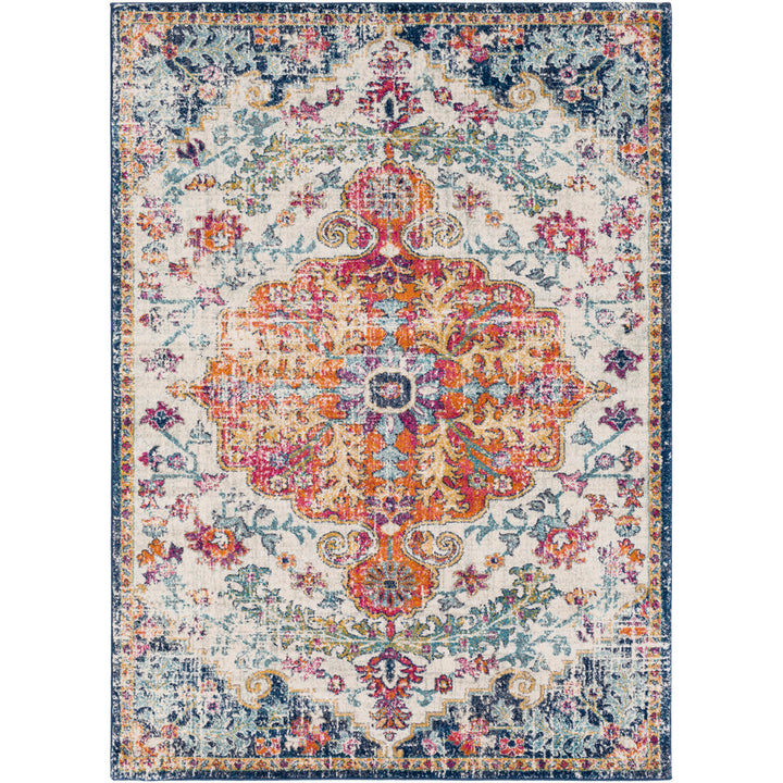 Hillsby Oriental Blue/Orange Area Rug Mistana™ Rug Size: Rectangle 12' x 15'