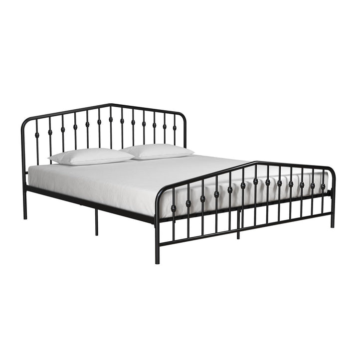 Bushwick Metal Platform Bed Novogratz Color: Black Size: King