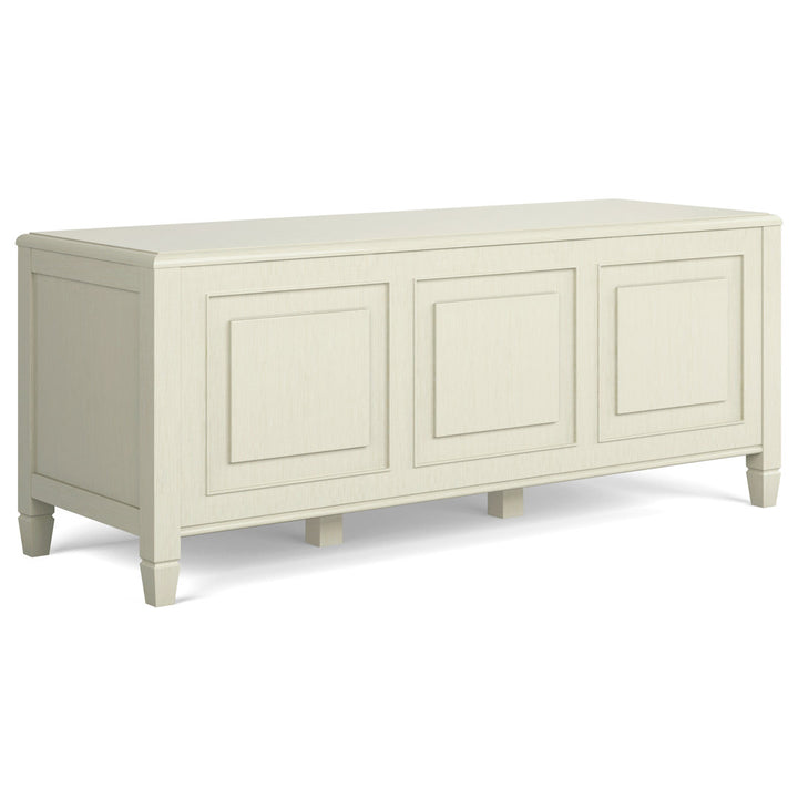 Connaught Wood Flip Top Storage Bench Simpli Home
