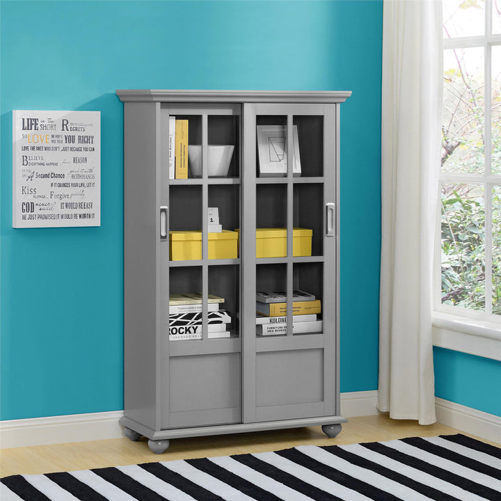 51" H x 31.75" W Standard Bookcase Andover Mills™ Color: Gray