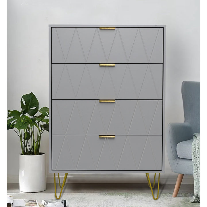 Marable 4 Drawer 23.6" W Chest Willa Arlo™ Interiors Color: Gray