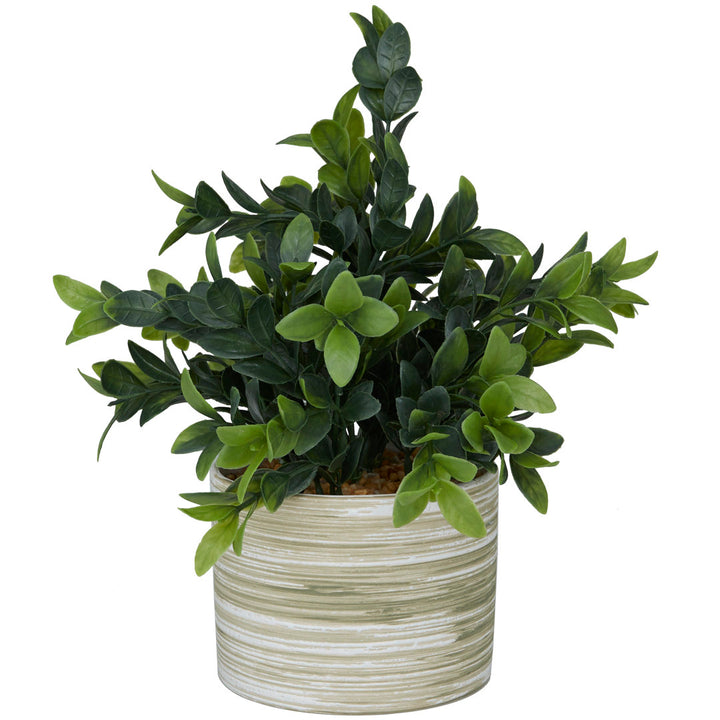 Traditional Plastic Textured Artificial Foliage Plant in Pot Birch Lane™