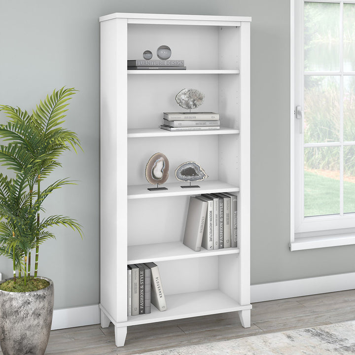 Magomed Bookcase Gracie Oaks Color: White