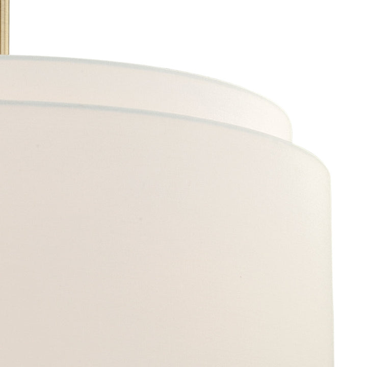 Amia 4 - Light Drum Chandelier Three Posts™ Finish: Matte Brass