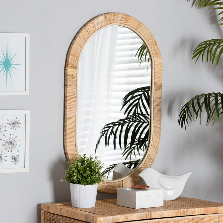 Bella Seagrass Accent Mirror Wholesale Interiors