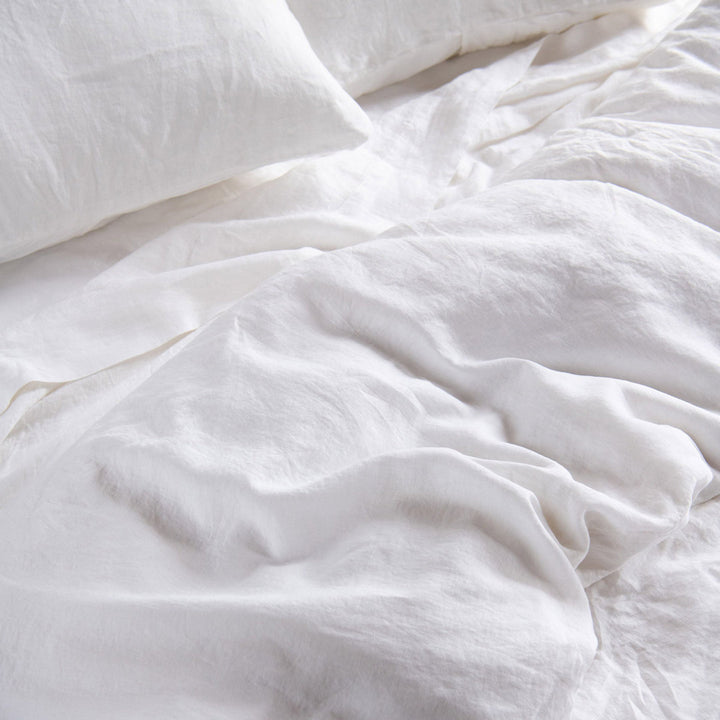 100% French Linen Duvet Cover BOKSER HOME Size: Twin Duvet Cover