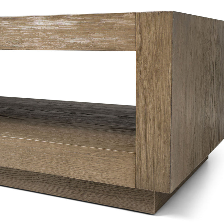 Maven Lane Maven Lane Contemporary Wooden Coffee Table Maven Lane Color: Refined Grey