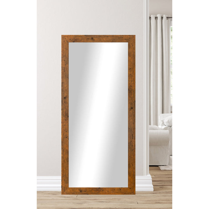 Lundeen Mirror Andover Mills™ Size: 65.5" H x 30.5" W Finish: Light Walnut