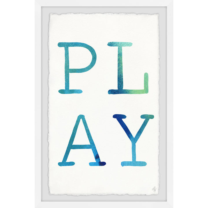 Fabiana 'Play' Framed Print Isabelle & Max™ Size: 30" H x 20" W x 1.5" D