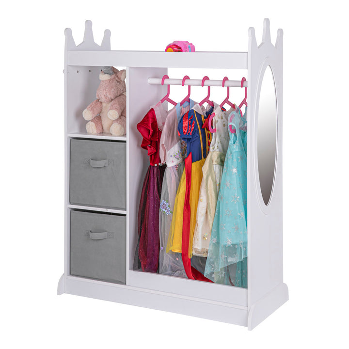 Helen Armoire Gemma Violet Color: White