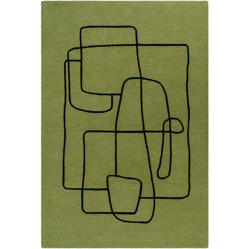 Rossi Jewel Woven Rug Swirl