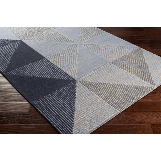 Kennedy Kaleidoscope Handcrafted Runner Rug