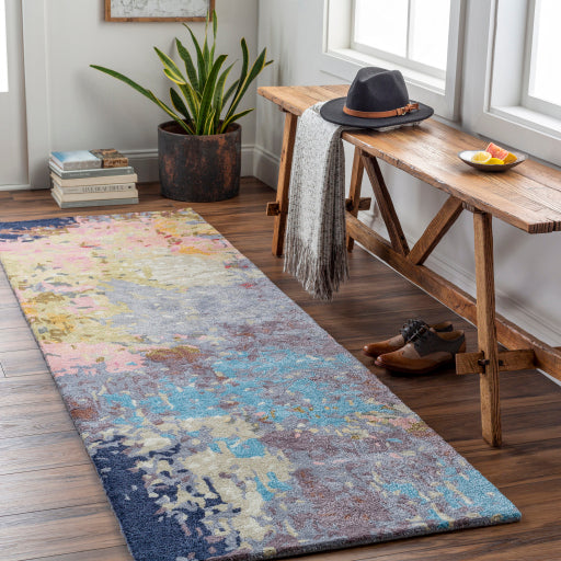 Kavita Kaleidoscope Handmade Runner Rug